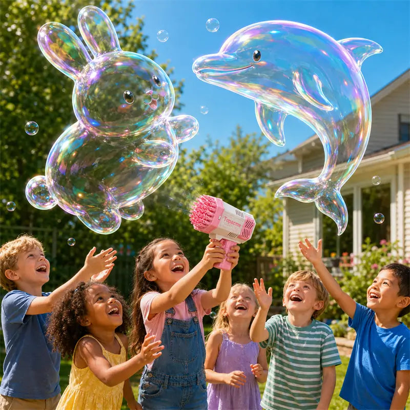 TopacmeOFFICIALBRAND3Dcharm Bubble Blaster Animal& Ocean Fantasy Theme